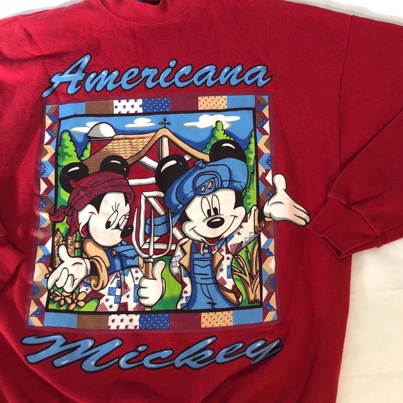 Disney Tops - Vintage Disney Mickey Mouse large sweatshirt